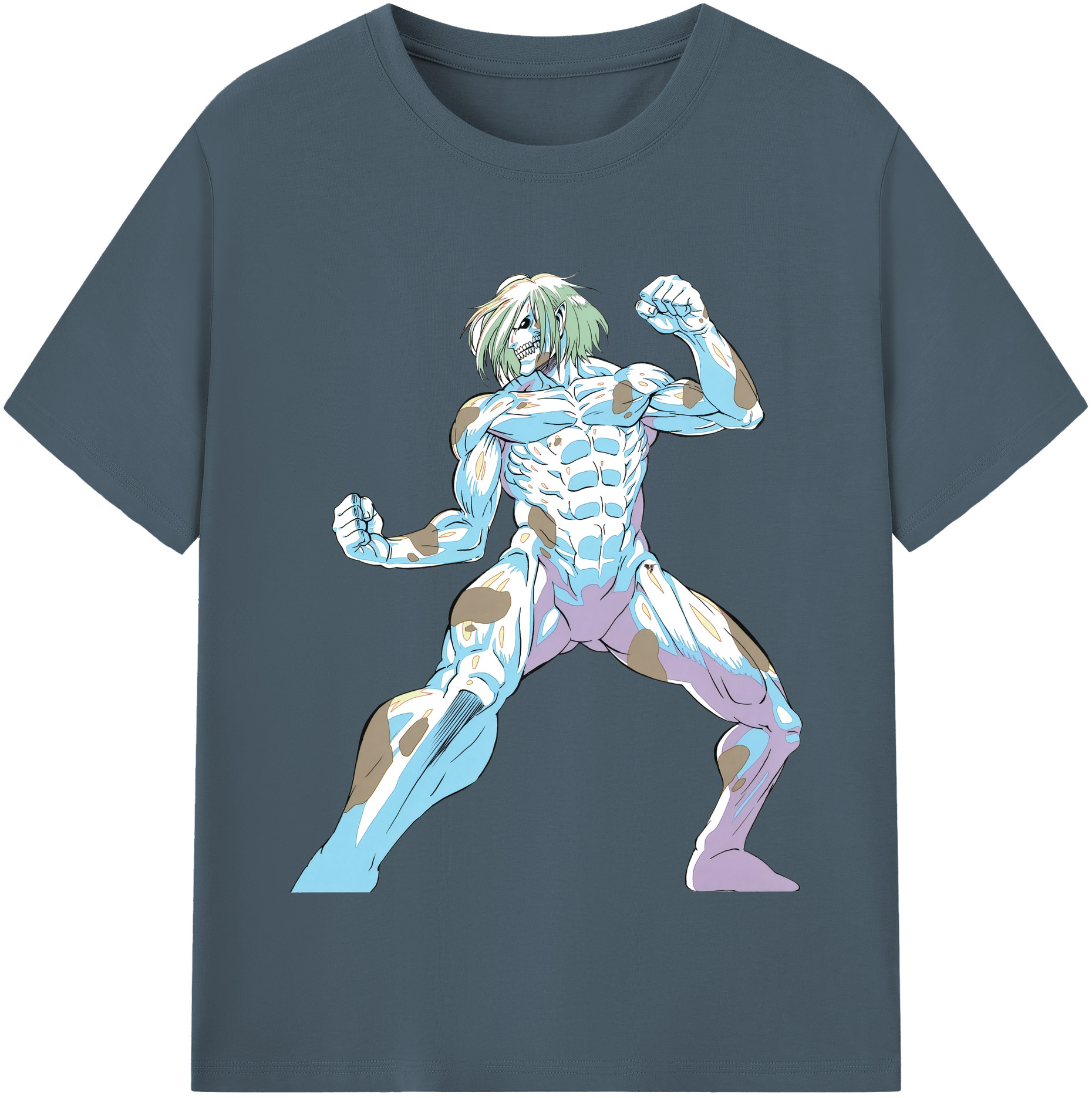 （画像用） 進撃の巨人 Attack on Titan 綿100％半袖Tシャツ（フロントプリント）